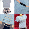 b5-0066 indefini Комплект домашней одежды: футболка+шортики, S-XL, 1 пачка (4 шт)