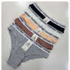 b4-3389 Трусики женские на средней посадке, XL-3XL, 1 пачка (12 шт)