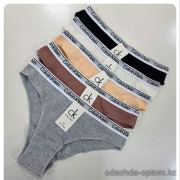 b4-3389 Трусики женские на средней посадке, XL-3XL, 1 пачка (12 шт)