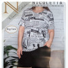 b4-38039 Nicoletta Комплект домашней одежды: футболка и шорты, 2XL-5XL, 1 пачка (4 шт)