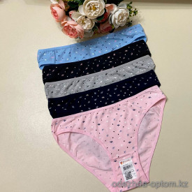 d7-218137 Donella Трусики женские с принтом, 1 пачка (10 шт)