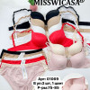 b6-01069 Miss Wicasa Комплект нижнего белья: бюстгальтер и трусики, чашка B, 1 пачка (3 шт)