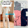 b6-8116-2 Комплект женской пижамы: рубашка и штаны, M-2XL, 1 пачка (4 шт)