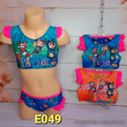 z4-e049 Купальник детский раздельный, 28-34, 1 пачка (5 шт)