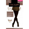 k1-7146 Lady Claire Плотные матовые колготки с шерстью и хлопком, XL/2XL, 240 ден, 1 пачка (6 шт)