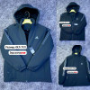 w5-0867 Куртка мужская с капюшоном свободного кроя, большие размеры, 1 шт