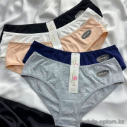 b16-726 Lavolle Трусики женские однотонные, XL-3XL, 1 пачка (12 шт)