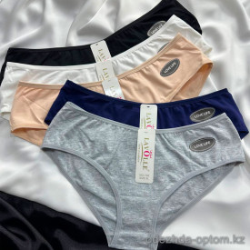 b16-726 Lavolle Трусики женские однотонные, XL-3XL, 1 пачка (12 шт)