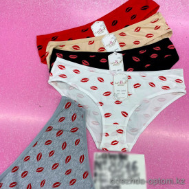 b6-8216-3 Lavolle Трусики женские с принтом, XL-3XL, 1 пачка (12 шт)