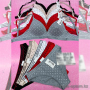 b6-9377 Комплект нижнего белья: топ и трусики, M-XL, 1 пачка (10 шт)