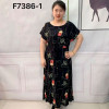 w7-F7386-1 Платье женское с орнаментом, большие размеры, 1 шт