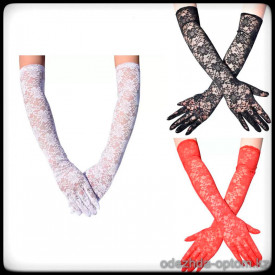 b5-1116-1 Перчатки женские кружевные, 1 шт