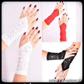 b5-1155-1-1 Перчатки женские кружевные, 1 шт