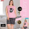 e1-10339 Lady Lingerie Комплект домашней одежды для полных дам: шорты и майка, 2XL-4XL, cotton, 1 пачка (3 шт)