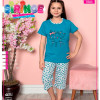 e1-1003 SIRINCE Пижама детская на девочку, 3-12 лет, cotton, 1 пачка (5 шт)