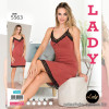 e1-5563 Lady Lingerie Женская сорочка, S-2XL, cotton, 1 пачка (5 шт)