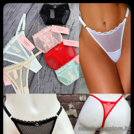b5-8397 Трусики женские стринги, M-L, 1 пачка (12 шт)