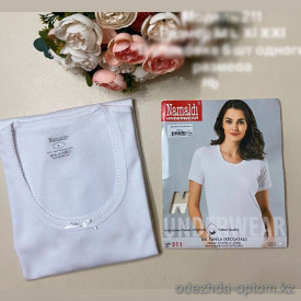 d7-211 Namaldi Майка женская с короткими рукавами, 1 пачка (6 шт)