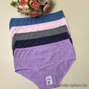 d7-258130 Donella Трусики женские с сердечками, 1 пачка (10 шт)