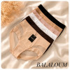 b4-P9469 Balaloum Трусики женские на высокой посадке эластичные, M-2XL, 1 пачка (6 шт)