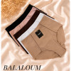 b4-P9484 Balaloum Трусики женские на высокой посадке эластичные, M-2XL, 1 пачка (6 шт)