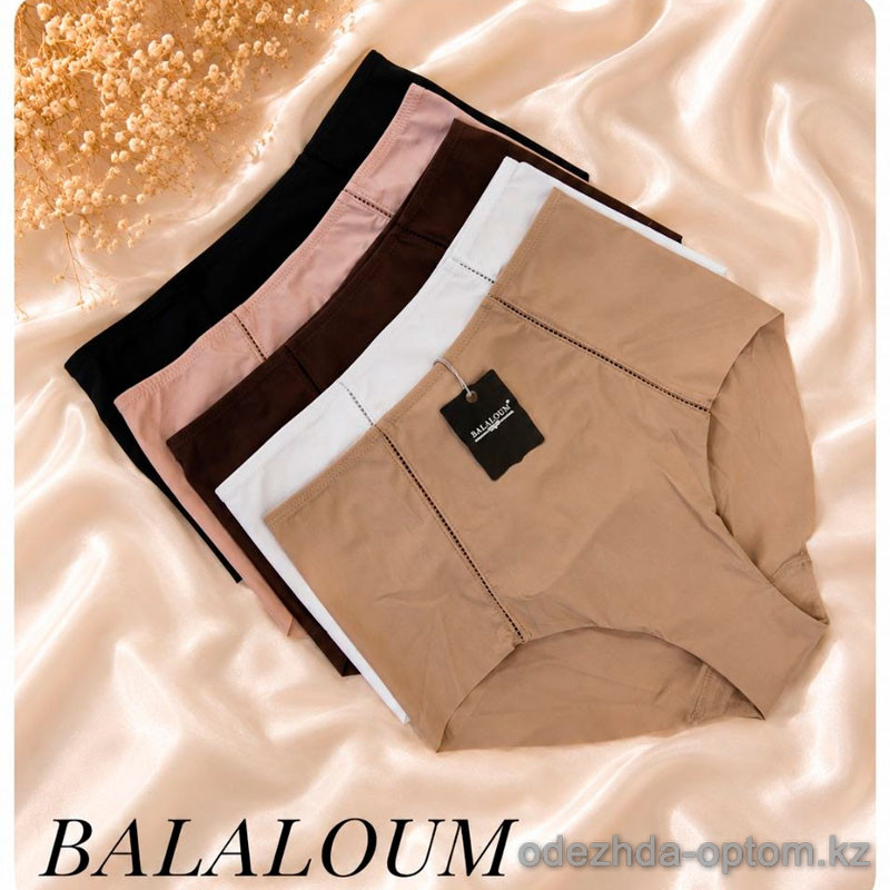 b4-P9484 Balaloum Трусики женские на высокой посадке эластичные, M-2XL, 1 пачка (6 шт) b4-P9484 Balaloum Трусики женские на высокой посадке эластичные, M-2XL, 1 пачка (6 шт)