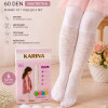 k2-K404 Karina Детские белые колготки малютки, 1-4 года, 60 ден, 1 пачка (6 шт)