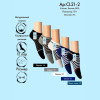 k4-cl021-2 Vinconte Носочки женские с комфортной резинкой, 36-40, хлопок, 1 пачка (12 пар)