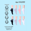k4-vn3199 Vinconte Носочки женские с комфортной резинкой, 36-40, хлопок, 1 пачка (12 пар)