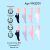 k4-vn3201 Vinconte Носочки женские с комфортной резинкой, 36-40, хлопок, 1 пачка (12 пар)