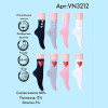 k4-vn3212 Vinconte Носочки женские с комфортной резинкой, 36-40, хлопок, 1 пачка (12 пар)