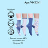 k4-vn3241 Vinconte Носочки женские с комфортной резинкой, 36-40, хлопок, 1 пачка (12 пар)