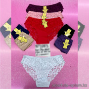 b6-1003-5 Aodinaisa Трусики женские кружевные, XL-3XL, 1 пачка (24 шт)