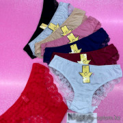 b6-1005-3 Aodinaisa Трусики женские кружевные, XL-3XL, 1 пачка (24 шт)