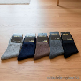 n5-0266 Носки мужские кашемир, 41-47, 1 пачка (12 пар)