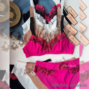 b16-6003 Комплект нижнего белья: бюстгальтер и трусики, чашка D, 1 пачка (3 шт)