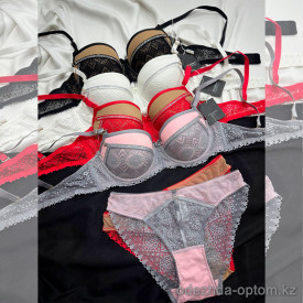 b16-7848 Комплект нижнего белья: бюстгальтер и трусики, 1 пачка (3 шт)