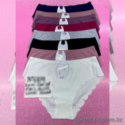 b6-004-4 Leicina Трусики женские однотонные бесшовные, L-2XL, 1 пачка (12 шт)