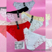 b6-1067 Anttifu Трусики женские однотонные, L-2XL, 1 пачка (12 шт)