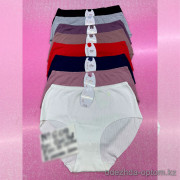 b6-G09 Leicina Трусики женские однотонные бесшовные, XL-3XL, 1 пачка (12 шт)