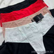 b16-T6600 Acousma Трусики женские стринги, L-2XL, 1 пачка (6 шт)