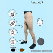 k4-jm63 Мужские термо кальсоны, L-XL, шерсть, 1 пачка (2 шт)