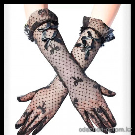 b5-1161-1-1 Перчатки женские кружевные, 1 шт