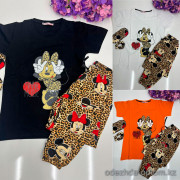 e1-1166 Комплект женской домашней одежды, S-XL, pamuk 100%, 1 пачка (4 шт)