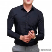 w5-1131 Рубашка мужская однотонная, размер XL 1 шт