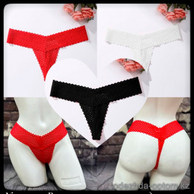 b5-1303-2 Трусики женские стринги, M-XL, 1 пачка (12 шт)