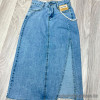 j3-0014 Юбка женская джинсовая с разрезом, 25-29, 1 пачка (5 шт)