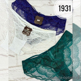 b5-1931 COEUR JOIE Трусики женские кружевные слипы, M-XL,1 пачка (6 шт)
