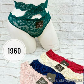 b5-1960-1 Coeur Joie Трусики женские кружевные стринги, S-L, 1 пачка (6 шт)