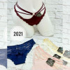 b5-2021 COEUR JOIE Трусики женские кружевные стринги, S-L, 1 пачка (6 шт)